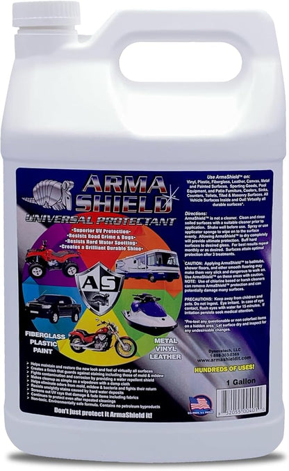 Universal Protectant- 1 Gal | Long Lasting Upholstery Protector Spray & UV Spray | Easy Protective Spray & Weatherproof Spray for Outdoor Decor, Furniture & Gear | Made in The U.S.A