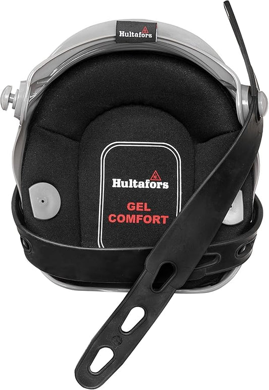 Hultafors Work Gear HT5217 All-Terrain Gel Kneepads for Work with Thick Layered Gel Cushion, High Density Closed-Cell Foam and Neoprene Padding, All-Terrain Cap Design, Flexible Rubber Straps