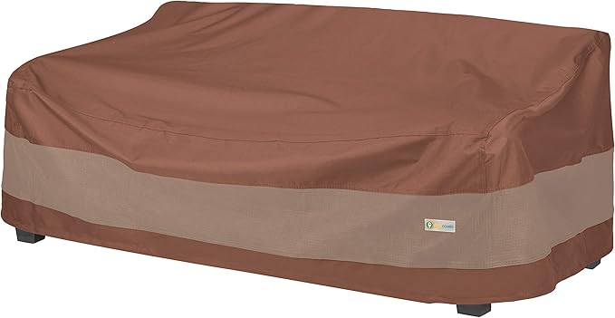 DUCKCOVERS Ultimate Waterproof 87 Inch Patio Sofa Cover, Patio Furniture Covers