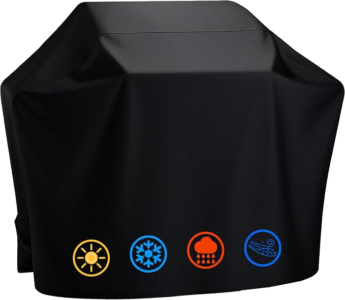 40 Inch Grill Cover, Waterproof BBQ Cover for 36-40 Inch Gas Grill, 420D Oxford Fabric UV Resistant Outdoor Barbecue Cover with Storage Bag, fits Weber Nexgrill Char-Broil