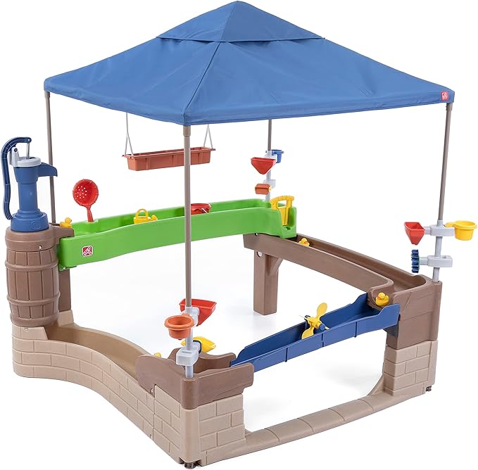 Step2 Pump & Splash Shady Oasis, Tan, Blue