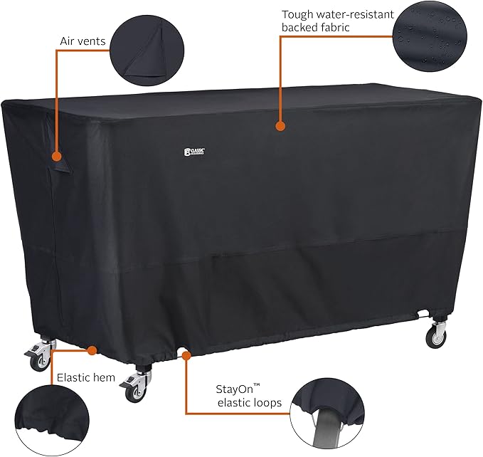 Classic Accessories Water-Resistant 63 Inch Flat Top Griddle Cover