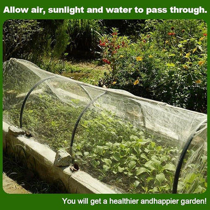 Garden Netting, 10x30Ft Plant Covers Ultra Fine Mesh Netting Pest Barrier Protection Bird Mosquito Net Plants Cover for Vegetables Fruits Flowers Crops Garden