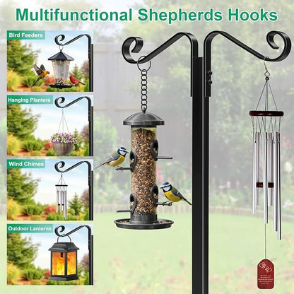 TomCare Garden Hose Holder Upgraded Heavy Duty Metal Water Hose Holder Holds 160 FT Hoses Sturdy Hose Reel Freestanding Outdoor Hoses Storage Hanger for Outside Yard Lawn