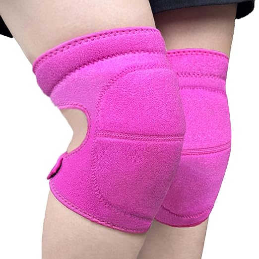 Knee Pads for Kneeling Work, Soft Garden Knee Pad for House Cleaning Worker, Waterproof Foam Cushion, Safety Knee Protector for Flooring and Carpet Installers, Prefect Gifts for Mens Womens Work, Pink L (1 Pair)