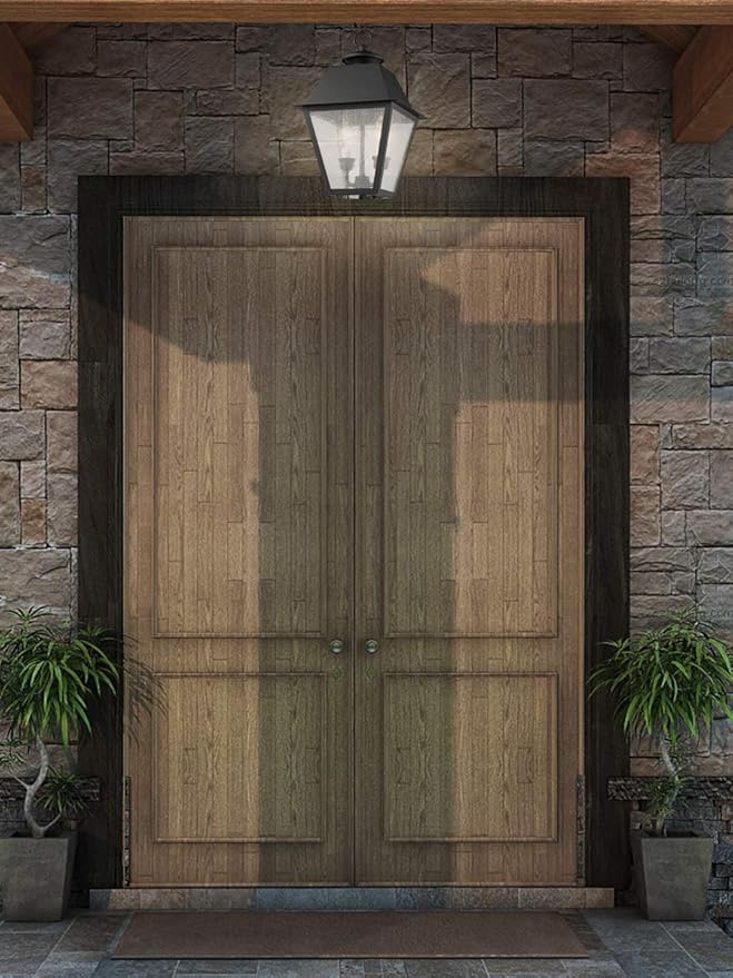 Livex Lighting 2167-04 Mansfield 2-Light Outdoor Hanging Lantern, Black