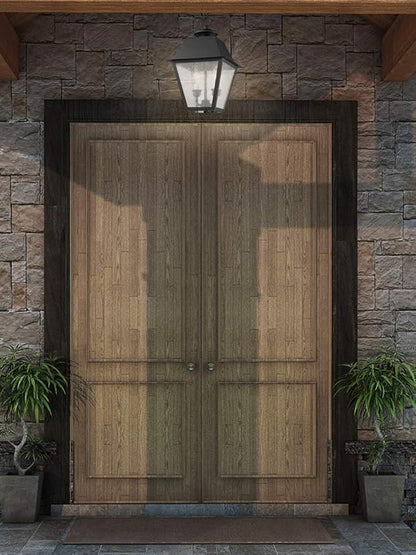 Livex Lighting 2167-04 Mansfield 2-Light Outdoor Hanging Lantern, Black
