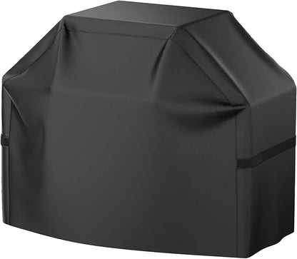 Grill Cover, 44 inch Heavy Duty BBQ Gas Grill Cover for Outdoor Grill, Waterproof, Weather Resistant, Anti-UV, Rip-Proof, Fade Resistant Barbecue Cover with Hook-and-Loop Straps for Most Grills