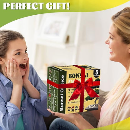Meekear Indoor Starter Kit with Complete Planting Tools, Gardening DIY Gift for Plant Lovers