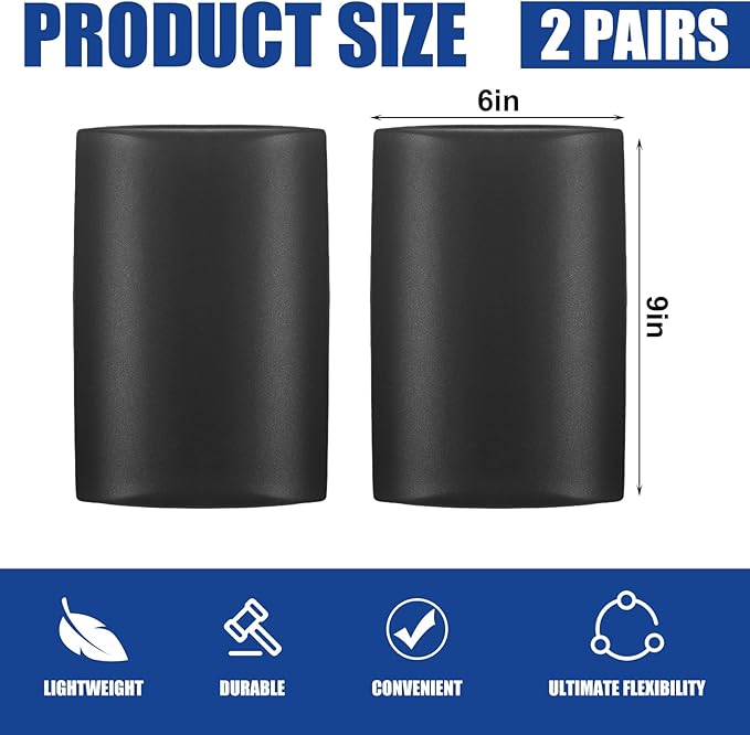 2 Pairs Knee Pads Inserts for Work Pants Double Foam Cushion Knee Pads Inserts for Tactical Pants, 6 x 9 Inches Soft Construction No Strap Knee Pad Soft Inner Liner for Men