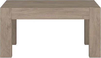 Henn&Hart Langston Coffee Table, 34" Wide,Grey