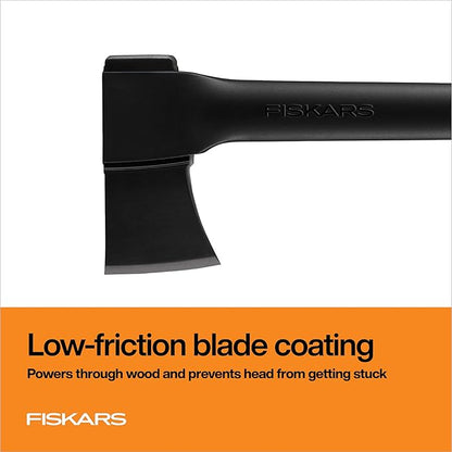 Fiskars 28" Chopping Axe, Ultra-Sharp Blade for Kindling with Ease, Weight Balanced, Garden and Outdoor Gear, 3.5 pounds, Black