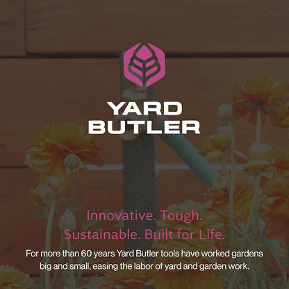 Yard Butler IHBE-6 Garden Hose Bib Extender - Durable Hose Stand for Keeping It Elevated - Convenient Garden Accessory - Rust-Resistant - Anti-Kink Design - Easy Installation