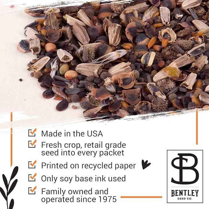 Bentley Seed Garden Variety Pack - Non-GMO Heirloom Vegetables - 8 Assorted Plant Seeds for Growing Fresh Produce