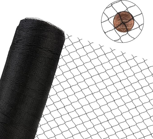 Bird Netting 15X15 FT, 1/2" Mesh, Strong Woven Garden Netting for Plants, Fruit Trees, Blueberry Bushes, Vegetables, Strawberry Protection, Against Bird, Deer, Squirres, Poultry, Small Animals