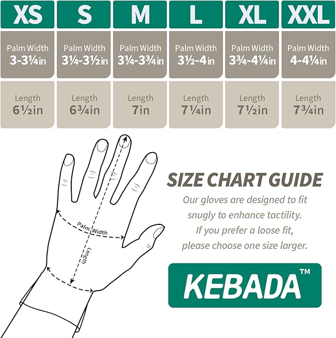 Kebada 60-Pairs Small Work Gloves for Men and Women, Nitrile Coated Safety Protective Gloves with Grip, Ideal for Warehouse, Delivery, Light Duty Construction Work