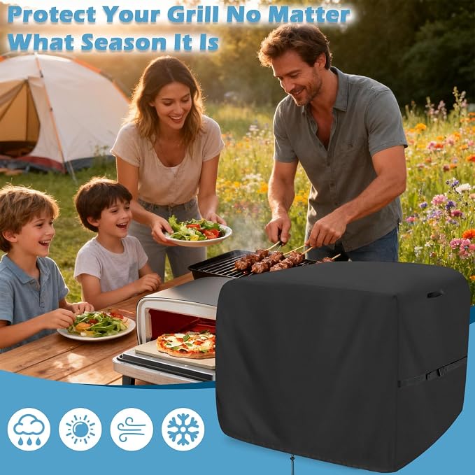 BBQ Grill Cover (21" L x 17" W x 12" H)