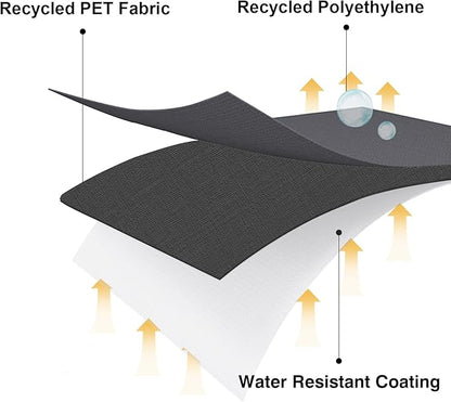 RPET Fabric Cover for Flat Griddle Cover, Black； Fit 36" griddles Similar blackstone1528