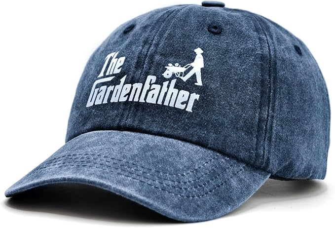 Gardening Gifts for Men, Gardening Hat for Gardeners Men, Adjustable Washed Cotton Baseball Cap