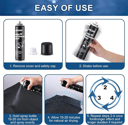 Maitys 2 Pcs Tent Waterproofing Spray, 10.15 OZ Outdoor Waterproofing Repellent Spray for Tents, Fabric, Camping Tent Camp