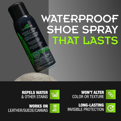 Griffin Shoe Protector Spray – Long-Lasting Water & Stain Repellent – Water Repellent Spray for Boots, Coats & More