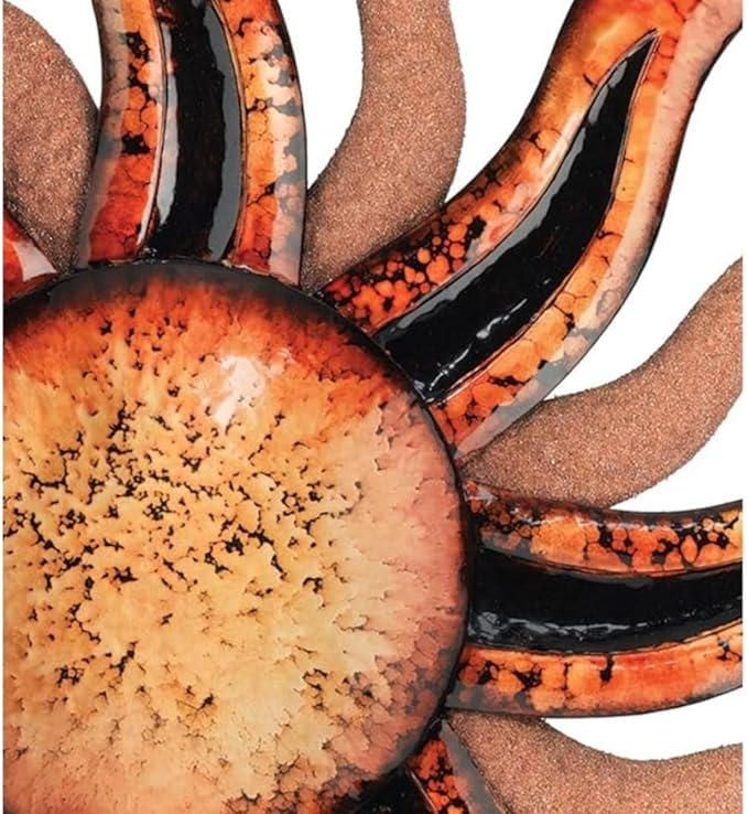 Regal Art & Gift Santa Fe Large Metal Sun Wall Decor - 36 Inch | Indoor Outdoor Rust-Resistant Sunburst Sculpture | Eye-Catching Metal Sun Wall Art Accent for Patio, Garden, Living Room
