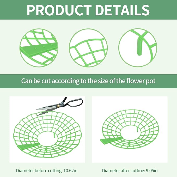 5 Packs Strawberry Supports - Reusable Strawberry Plant Stand Waterproof Growing Frame Plastic Fruit Tray Protectors Sturdy Strawberry Growing Racks to Keep Strawberries Off Mold, Rot and Dirt