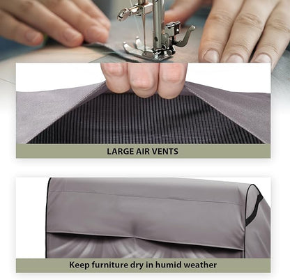 KylinLucky Outdoor Patio Sofa Cover fit 78 x 33 x 32 inch, 77 x 32, 76 x 31 Waterproof Weatherproof Heavy Duty 600D Garden Furniture Cover for Outside Sofa Couch