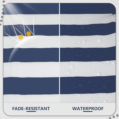 22" x 22" x 6" Outdoor Deep Seat Cushions Set - 2 Set Waterproof & Fade Resistant Patio Furniture Replacement Cushions, Non-Slip Outdoor Cushions Fit Loveseats, Couches, Chairs, and Sofas.