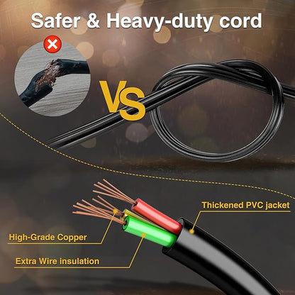 ZJOJO 50FT Outdoor String Lights, G40 Globe Outdoor Lights with 25 Shatterproof LED Bulbs 2700K,IP65 Waterproof Patio Light