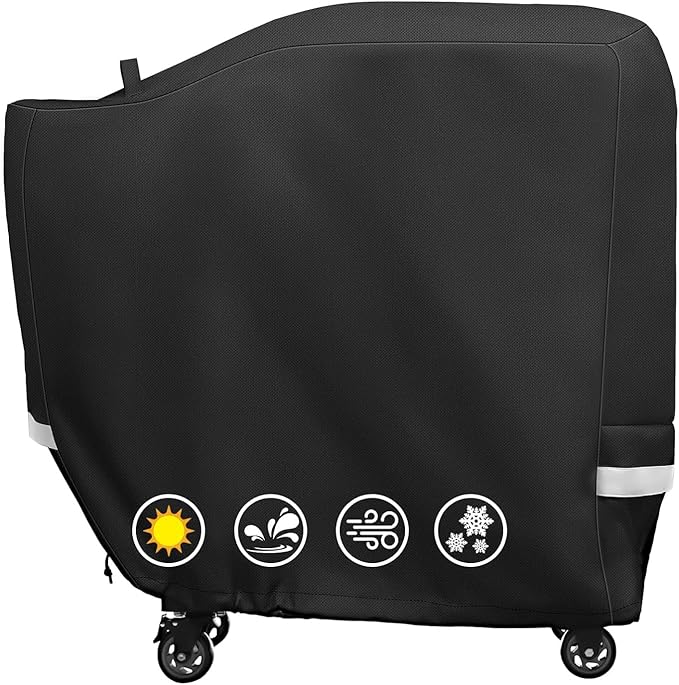 Utheer Grill Cover for B380 & B380X, for 380 380X Wood Pellet Grills - Upgraded Heavy Duty Waterproof Anti-UV Cover for B380x Grill Accessories