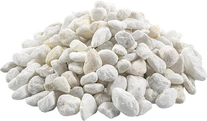 MSI Decorative Tumbled White Pebbles, 0.25 inch - 0.75 inch, 40 lb. Bag (55 Bags/Pallet)
