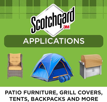 Scotchgard Heavy Duty Water Shield, Repels Water, Ideal For Outerwear, Tents, Backpacks, Canvas, Polyester And Nylon, 21 Ounces (2 Cans)