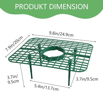 ANGTUO 10 Pack Square Strawberry Supports for Garden Strawberry Plant Support Strawberry Stand Holder Strawberry Racks Growing Frame