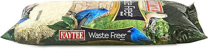Kaytee Wild Bird (No Mess or Waste Free) Food Seed Blend for Blue Jays, Woodpeckers, Juncos, Cardinals, Grosbeaks, Sparrows, and Finches, 10 Pound, (Packaging May Vary) (Pack of 2)