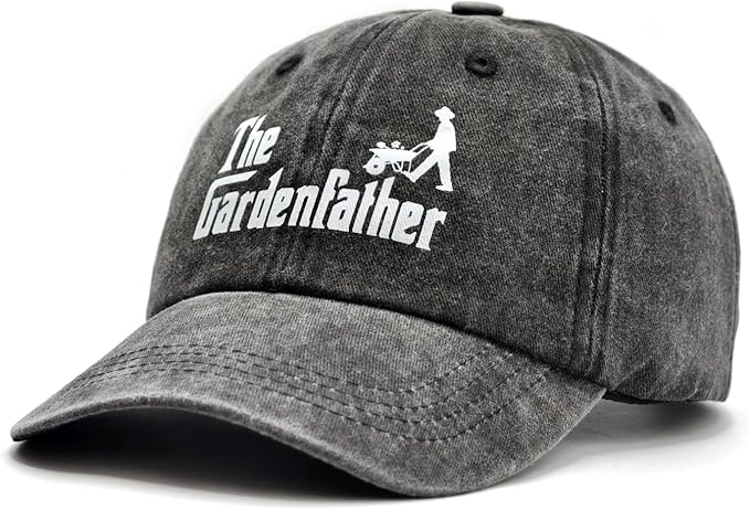 Gardening Gifts for Men, Gardening Hat for Gardeners Men, Adjustable Washed Cotton Baseball Cap