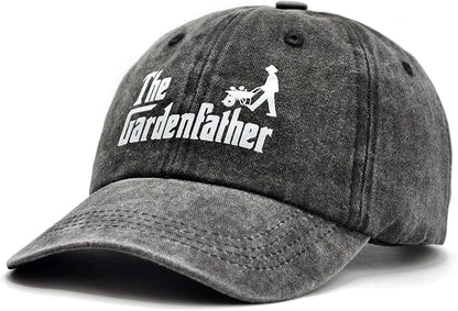 Gardening Gifts for Men, Gardening Hat for Gardeners Men, Adjustable Washed Cotton Baseball Cap