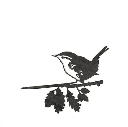 METALBIRD - Wren - Outdoor Tree Ornaments in Corten Steel - Metal Art Proudly Made in the USA