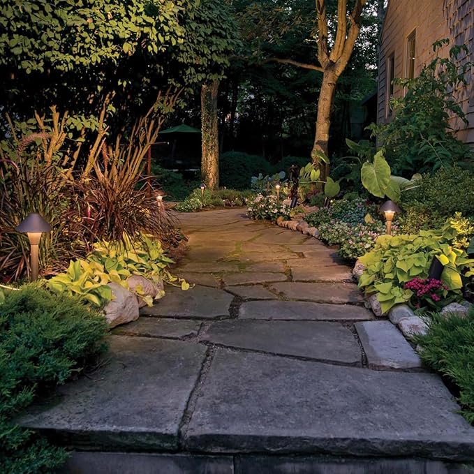 Hinkley Hardy Island Springfield 16019MZ-LL Large LED Low Voltage Landscape Pathway Light - 12v, Dimmable, Aluminum - Matte Bronze
