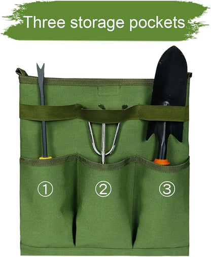 Garden Pruning Tool Bag - Canvas Shoulder Crossbody Gardening Storage Bag