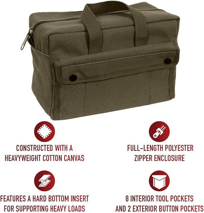 Rothco Mechanic's Tool Bag - Heavy-Duty Organization for Gear and Equipment