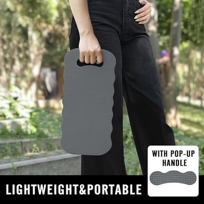 Thick Kneeling Pad 2 Pack, Waterproof,Comfortable Garden Kneeling Pads Stain Resistant, Multi-Functional Kneeler Pad for Gardening, Baby Bath, Yoga, Praying and Exercise (Deep Grey)