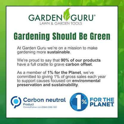 Garden Guru Extra Thick Gardening Kneeling Kneeler Pad – Ultra Soft Foam Cushion Padding for Knee – Water Resistant - Garden Kneeler Mat for Yard Work, Cleaning, Household Chores, Roofing, and More