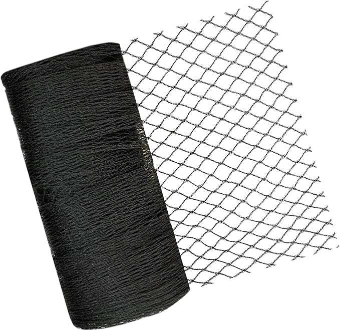 Bird Netting for Garden 15x40 Ft, 1/2 Inch Mesh Heavy Duty Garden Netting for Plants, Fruit Trees & Blueberries, UV Resistant Outdoor Protection Against Birds, Squirrels, Deer & Poultry