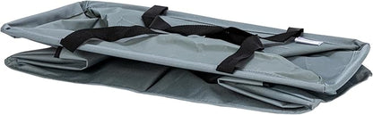 Household Essentials Gray Krush Container All-Purpose Utility Tote with Pockets