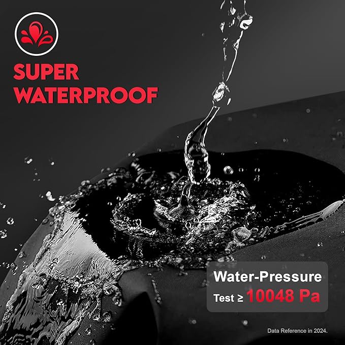 Zettum Patio Furniture Cover Rectangle - 62 Inch Outdoor Table Cover Waterproof & Heavy Duty, 600D Lawn Furniture Set Covers for Outside Rectangular Dining Table and Chairs Combo - 62 x 52 x 28 Inch