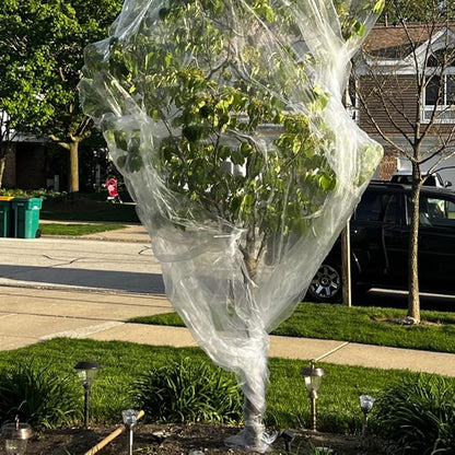 10X10Ft Garden Netting Pest Barrier – Ultra Fine Mesh Netting Plant Covers & Row Cover, Protects Vegetables, Fruits, Flowers from Mosquitoes, Insects, Birds, Deer & Squirrels