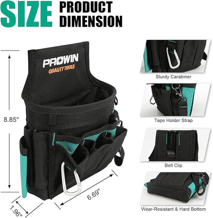 Prowin Organizer Pocket Attachment Durable Electrician West Belt Tool Waist Bag Tool Belt Carpenter Tool Belt