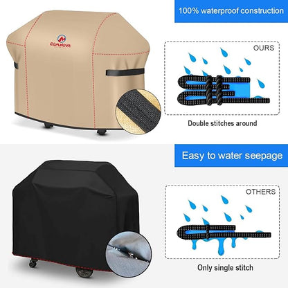 Comnova Grill Cover for Weber Summit 400 Series - 67 Inch BBQ Grill Cover Waterproof & Heavy Duty, 7108 Barbecue Cover for Weber Summit 470, Summit 420, 2022 Genesis S-325s and E-325s Grill Models