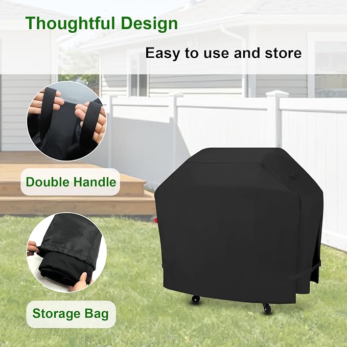Outdoor Grill Cover for Royal Gourmet GA5406TS 5-Burner Propane Gas Grill, 55 Inch Waterproof 600D Heavy Duty Grill Cover-55 x 23 x 42 Inches.